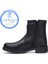 Su Geçirmez Deri Siyah Kadın Bot Z5293DS 2