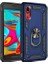Samsung Galaxy A2 Core Kılıf Yüzüklü Standlı Ultra Korumalı Manyetik Vega Kapak-Lacivert 1