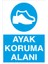 Ayak Koruma Alanı Sticker-Folyo 1