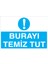 Burayı Temiz Tut Pvc-Leksan 1