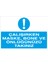 Çalışırken Maske, Bone ve Önlüğünüzü Takınız Sticker-Folyo 1