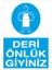 Canis Etiket Deri Önlük Giyiniz Sticker-Folyo 1