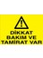 Dikkat Bakım ve Tamirat Var Pvc-Leksan 1