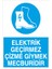 Elektrik Geçirmez Çizme Giymek Mecburidir Sticker-Folyo 1