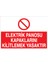 Elektrik Panosu Kapaklarını Kilitlemek Yasaktır Sticker-Folyo 1