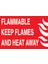 Flammable Keep Flames And Heat Away Alüminyum 1