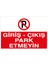 Giriş - Çıkış Park Etmeyin Pvc-Leksan 1