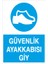 Güvenlik Ayakkabısı Giy Sticker-Folyo 1
