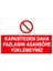 Kapasiteden Daha Fazlasını Asansöre Yüklemeyiniz Sticker-Folyo 1