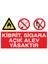 Kibrit, Sigara Açık Alev Yasaktır Sticker-Folyo 1