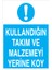 Kullandığın Takım ve Malzemeyi Yerine Koy Alüminyum 1