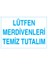 Lütfen Merdivenleri Temiz Tutalım Pvc-Leksan 1