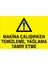 Makina Çalışırken Temizleme, Yağlama Tamir Etme Sticker-Folyo 1