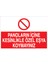 Panoların Içine Kesinlikle Özel Eşya Koymayınız Sticker-Folyo 1