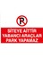 Siteye Aittir Yabancı Araçlar Park Yapamaz Sticker-Folyo 1
