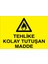 Tehlike Kolay Tutuşan Madde Sticker-Folyo 1