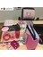Office Küp Bel Yastığı Ofis Koltuk Minderi Pembe Meraklı Kedi 2