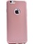 Apple iPhone 6 Plus Ultra İnce Mat Silikon - Rose + Nano Ekran Koruyucu 1