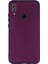 Huawei Honor 8X Mat Premium Silikon Kılıf - Bordo + Cam Ekran Koruyucu 1