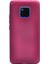 Huawei Mate 20 Pro Mat Premium Silikon Kılıf - Bordo + 360 Full Body Ekran Koruma (Ön-Arka) 1