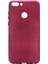 Huawei Y7 2018 Mat Premium Silikon Kılıf - Bordo + Cam Ekran Koruyucu 1
