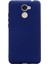 Huawei Y7 Prime Mat Premium Silikon Kılıf - Lacivert + Cam Ekran Koruyucu 1