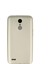 LG K10 2017 Mat Peremium Silikon Kılıf - Gold + Nano Ekran Koruyucu 1