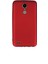 LG K10 2017 Mat Peremium Silikon Kılıf - Kırmızı + Nano Ekran Koruyucu 1