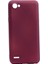 LG Q6 Mat Peremium Silikon Kılıf - Bordo + Nano Ekran Koruyucu 1