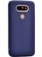 LG V20 Mat Peremium Silikon Kılıf - Lacivert + Nano Ekran Koruyucu 1