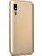 Samsung Galaxy A2 Core Kılıf Mat Premium Silikon Kılıf - Gold + Nano Ekran Koruyucu 1