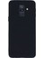 Samsung Galaxy A6 2018 Mat Premium Silikon Kılıf - Siyah + Cam Ekran Koruyucu 1