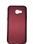 Samsung Galaxy A7 2016 Mat Premium Silikon Kılıf - Bordo + Cam Ekran Koruyucu 1