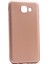 Samsung Galaxy A8 2016 Mat Premium Silikon Kılıf - Gold + Nano Ekran Koruyucu 1