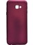 Samsung Galaxy A8 2016 Mat Premium Silikon Kılıf - Bordo + Nano Ekran Koruyucu 1