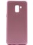 Samsung Galaxy A8 2018 Mat Premium Silikon Kılıf - Rose + Cam Ekran Koruyucu 1