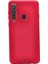 Samsung Galaxy A9 2018 Mat Premium Silikon Kılıf - Kırmızı 1