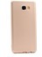 Samsung Galaxy C5 Mat Premium Silikon Kılıf - Gold 1