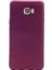 Samsung Galaxy C7 Pro Mat Premium Silikon Kılıf - Bordo + Cam Ekran Koruyucu 1