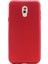 Samsung Galaxy C8 Mat Premium Silikon Kılıf - Kırmızı 1