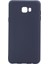 Samsung Galaxy C9 Pro Mat Premium Silikon Kılıf - Siyah 1