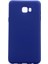 Samsung Galaxy C9 Pro Mat Premium Silikon Kılıf - Lacivert 1