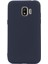 Samsung Galaxy J2 Mat Premium Silikon Kılıf - Siyah + Cam Ekran Koruyucu 1