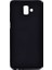 Samsung Galaxy J6 Mat Premium Silikon Kılıf - Siyah + Cam Ekran Koruyucu 1