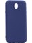 Samsung Galaxy J7 Pro Mat Premium Silikon Kılıf - Lacivert + Cam Ekran Koruyucu 1
