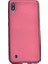 Samsung Galaxy M10 Mat Premium Silikon Kılıf - Bordo + Nano Ekran Koruyucu 1