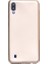 Samsung Galaxy M10 Mat Premium Silikon Kılıf - Gold + Tam Kaplayan 6D Nano Ekran Koruyucu 1