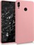Samsung Galaxy M20 Mat Premium Silikon Kılıf - Rose + Nano Ekran Koruyucu 1