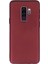 Samsung Galaxy S9 Plus Mat Premium Silikon Kılıf - Bordo + 360 Full Body Ekran Koruma (Ön-Arka) 1