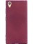 Sony Xperia Xa1 Plus Mat Premium Silikon Kılıf - Bordo + Nano Ekran Koruyucu 1
